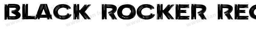 Black Rocker Regular字体转换
